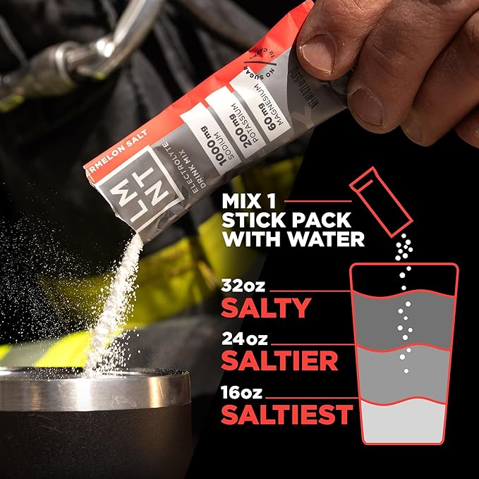 LMNT Zero Sugar Electrolytes - Watermelon Salt | Drink Mix | 30-Count