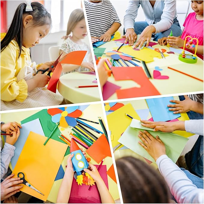 300 Sheets Colored Paper A4 Origami Printer Copy Multipurpose Printing Paper for DIY Craft Scrapbook Office 8.3" X 11.7", 10 Assorted Colors(70 gsm)