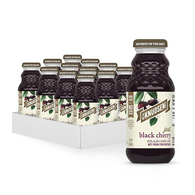 R.W. Knudsen Just Black Cherry Juice, 8 fl oz (12 Pack)