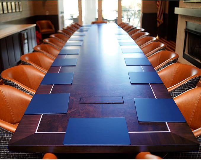 Dacasso Leatherette Conference Pads | Desk Pads Blotters - TrueDesk