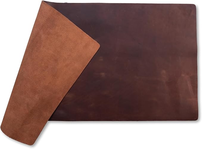 Genuine Leather Desk Pad, Office Desk Mat, Large Desk Blotter, Desk Protector, and Mouse Pad – 31.5" x 15.75" (1.8 - 2.0 mm) Mocha, Waterproof, Premium Quality for Desk Surface Protection and Comfort. | Desk Pads Blotters - TrueDesk