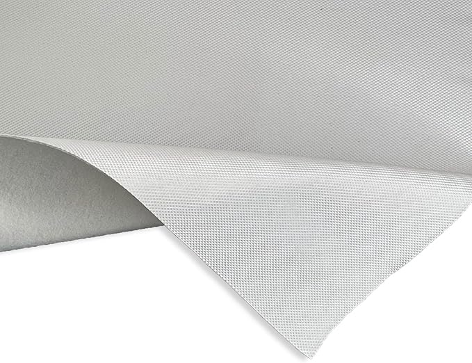 LA Linen Solid Color Padded Table Protector, 52x120, Deluxe Vinyl Premium Table Pad, Protects Dinner Table from Heat and Spills, Waterproof Felt Back Heavy - Duty Table Cover, 52 by 120 - Inch | Table Pads - TrueDesk