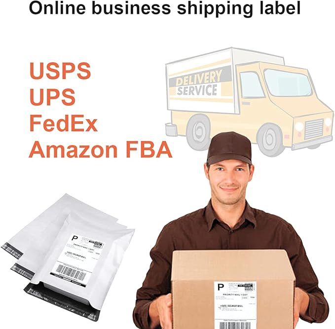 Round Corner Half Sheet Shipping Labels for Laser and Inkjet Printers,8.5" x 5.5" Address Labels Self Adhesive Mailing Labels(150 Sheets, 300 Labels) | Laser Inkjet Printer Labels - TrueDesk