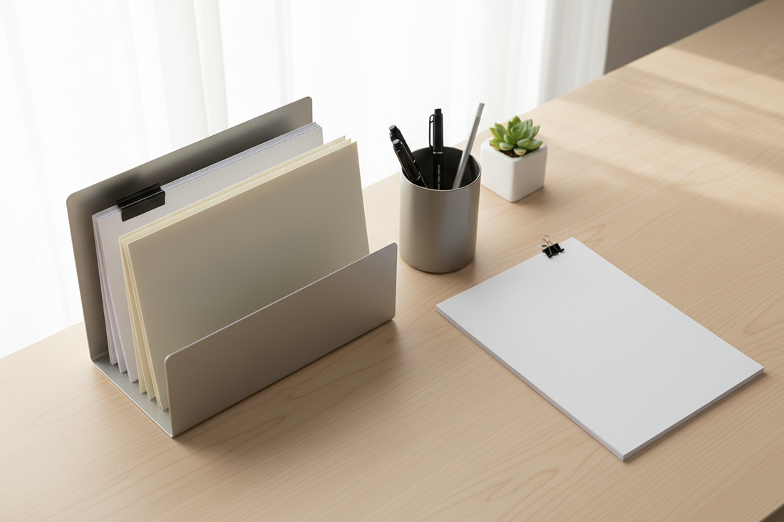 Best desk organizers for home office productivity — clean minimal workspace setup