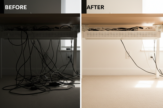 The Hidden Stress: Why Messy Cables Are Killing Your Focus