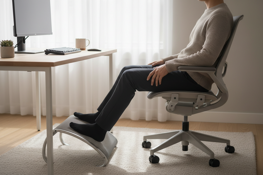 Best ergonomic footrest for desk workers supporting proper posture at a home office