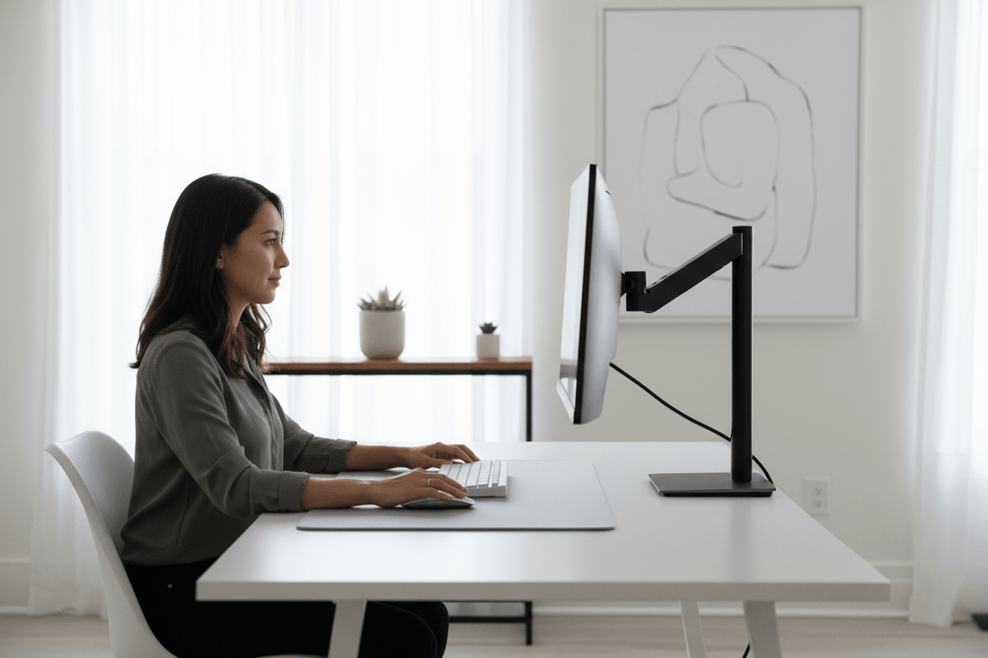Eliminating Neck Pain: How to Position Your Monitor for Maximum Comfort - TrueDesk