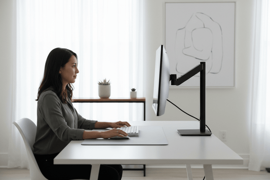Eliminating Neck Pain: How to Position Your Monitor for Maximum Comfort - TrueDesk