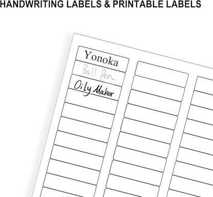 0.5" x 1.75" Return Address Labels, 38400 White Printable Shipping Labels, 480 Sheets, Compatible with Laser & Inkjet Printers, Self - Adhesive Stickers for Mailing & Organization | Laser Inkjet Printer Labels - TrueDesk