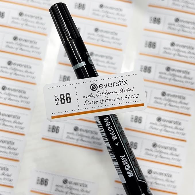 1" x 2 - 5/8", 25 Sheets, 750 Mailing Address Labels, White Sticker Labels for Laser & Inkjet Printers, Permanent Adhesive | Laser Inkjet Printer Labels - TrueDesk