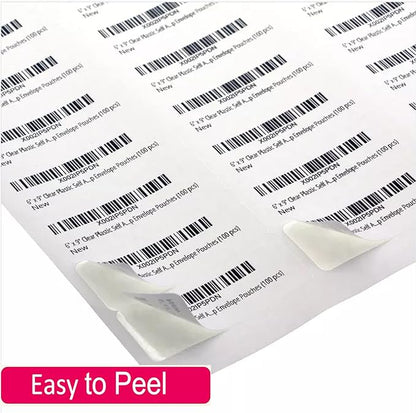 1" x 2 - 5/8" Shipping Address Labels 1500 Label Stickers Paper for Laser/Inkjet Printer 30 per Page Printable Mailing Labels - Matte, 50 Sheets | Laser Inkjet Printer Labels - TrueDesk