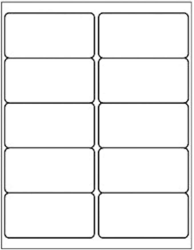 10 Up - 500 Sheets Shipping Address Labels - 2" x 4" - Total 5000 Labels | Address Labels - TrueDesk