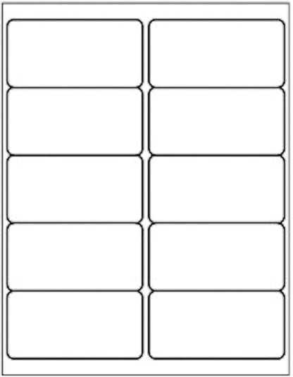 10 Up - 500 Sheets Shipping Address Labels - 2" x 4" - Total 5000 Labels | Address Labels - TrueDesk