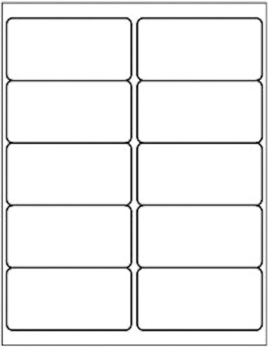 10 Up - 500 Sheets Shipping Address Labels - 2" x 4" - Total 5000 Labels | Address Labels - TrueDesk