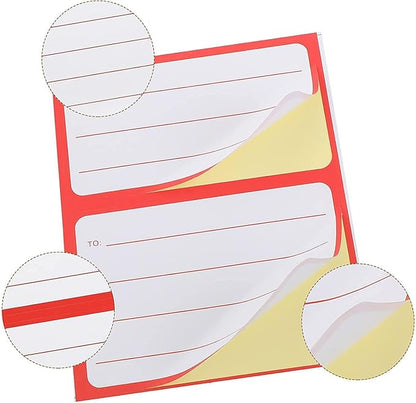 100 Pcs Self - Adhesive to/from Address Mailing Labels, Perfect for Boxes, Envelopes, and Shipping (4.5x3.5 Inch, 50 Sheets) | Address Labels - TrueDesk