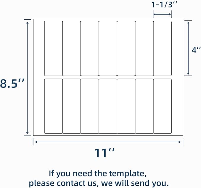 100 Sheets 1400 Labels 4" x1 - 1/3 14 Up Mailing Address Labels Stickers for Laser & Inkjet Printers, Labelchoice 4" x 1.33" 14 Per Page Strong Adhesive Internet Mailing Shipping Label (1 - 1/3x4 - 100P) | Laser Inkjet Printer Labels - TrueDesk