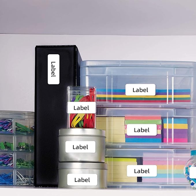 100 Sheets 3000 Pcs 30 - up 1" x 2 - 5/8" Shipping Address FBA Labels for Laser & Inkjet Printers, 30 Up Labels 1 x 2 - 5/8 on US Letter,30 per Sheet Return Address Stickers, 30 per Page | Laser Inkjet Printer Labels - TrueDesk