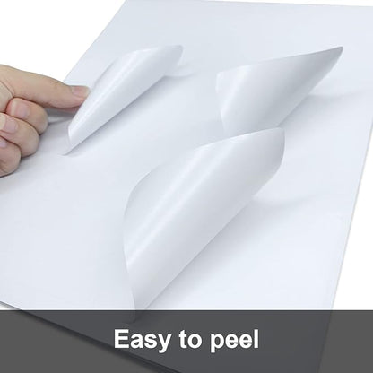 [100 Sheets 600 Labels] Shipping Labels 3 1/3"x4" Printable White 6 up Labels for Laser/Inkjet Printers, Mailing FBA Address Label Sticker Paper - Permanent Adhesive Label Blank | Laser Inkjet Printer Labels - TrueDesk