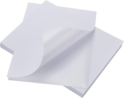 (1000 Sheets, 1000 Labels) Sticker Paper, 8.5" x 11" Full Sheet Shipping Address Labels, 1 Per Page Self Adhesive Mailing Label for Laser and Inkjet Printers | Laser Inkjet Printer Labels - TrueDesk