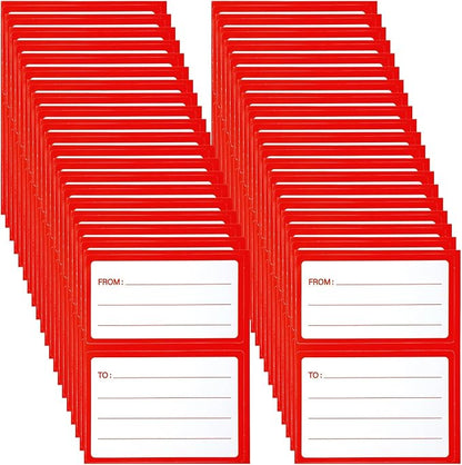 150 Pcs to from Return Address Mailing Labels, Self - Adhesive to/from Address Mailing Labels, 4.5x3.5 Inch Blank Mail Shipping Label Postage Guaranteed Stickers for Package Boxes | Address Labels - TrueDesk