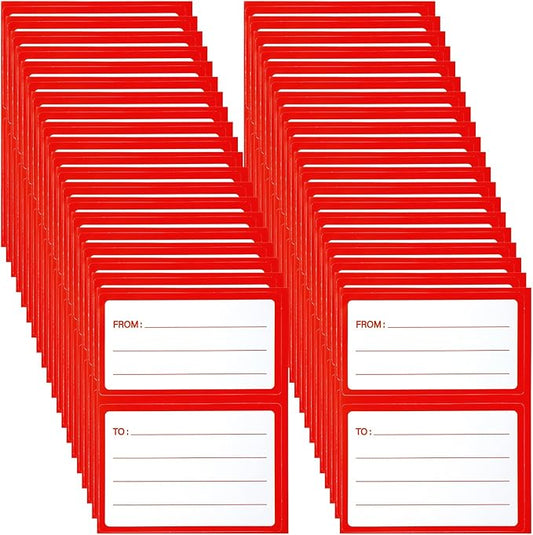 150 Pcs to from Return Address Mailing Labels, Self - Adhesive to/from Address Mailing Labels, 4.5x3.5 Inch Blank Mail Shipping Label Postage Guaranteed Stickers for Package Boxes | Address Labels - TrueDesk