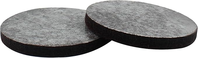 16 Pcs 2”/50mm Felt Furniture Pads Brown Round Self Adhesive Furniture Pads 5mm Thick Anti Scratch Floor Protectors for Furniture Feet Chair Legs | Furniture Pads - TrueDesk