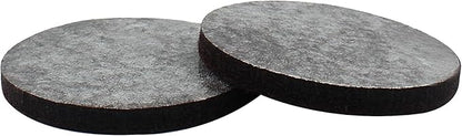16 Pcs 2”/50mm Felt Furniture Pads Brown Round Self Adhesive Furniture Pads 5mm Thick Anti Scratch Floor Protectors for Furniture Feet Chair Legs | Furniture Pads - TrueDesk