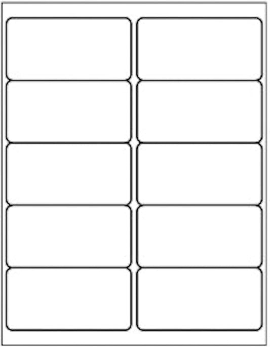 2" x 4" Printable Labels White 20000 Shipping Address Label for Laser Inkjet Printer 5163 8163 Mailing Label for Package Envelope (2000 Sheets) | Laser Inkjet Printer Labels - TrueDesk