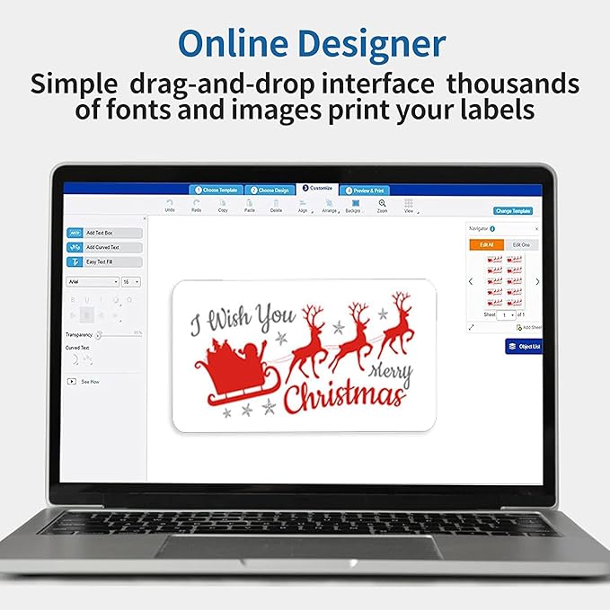 2” x 4” Shipping Labels 5000 Address Labels Printable, White Sticker Label Sheets for Laser Inkjet Printers (10 Labels/Sheet, 500 Sheets) | Laser Inkjet Printer Labels - TrueDesk