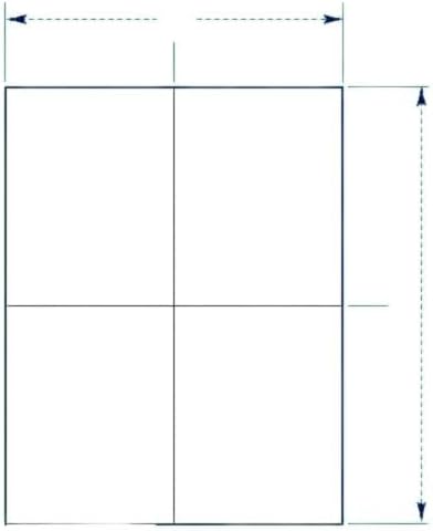KDM 5200, Perforated Paper 5 1/2'' And Center Vert Perf 20Lb, 2500 per Carton