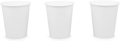 Siptown 8 oz 200 Pack Disposable Paper Cups for Hot Drinks, Coffee, & Tea | Made in USA (8 oz - 200 count)