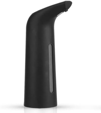 Automatic Soap Dispenser Touchless,400ML Hand & Dish Countertop Electric Liquid Dispenser with Sensor,Modern 4 Gear Adjustable Waterproof Battery Operated Black Kitchen Auto Soap Pump