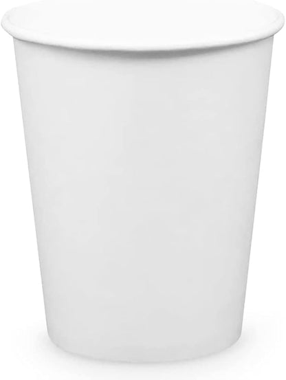 Paper Cups 8 oz 200 Pack for Coffee & Tea 8 oz Made in USA | Bulk 200 Count for Home, Office, Restaurants & Parties | Recyclable Disposable 8 Ounce To-Go Cups for Hot Drinks