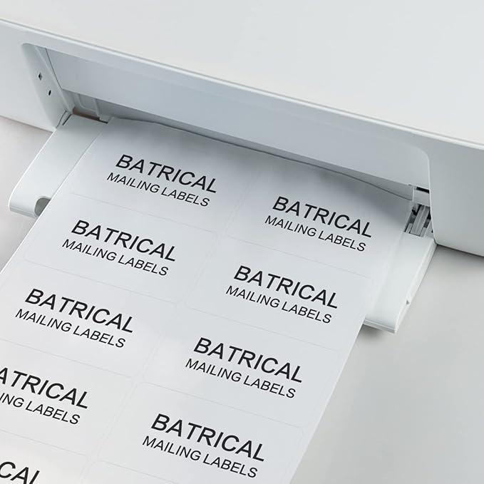 2"×4" Shipping Labels 300 Labels Sticker Paper for Laser/Ink Jet Printer mailing Labels 8.5"×11" White 10 per Sheet | Laser Inkjet Printer Labels - TrueDesk