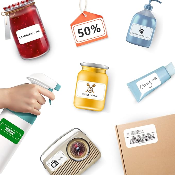 2"×4" Shipping Labels 300 Labels Sticker Paper for Laser/Ink Jet Printer mailing Labels 8.5"×11" White 10 per Sheet | Laser Inkjet Printer Labels - TrueDesk