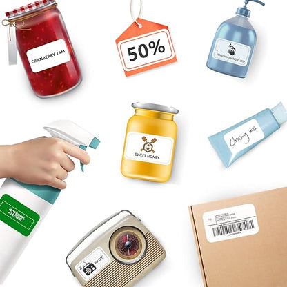 2"×4" Shipping Labels 300 Labels Sticker Paper for Laser/Ink Jet Printer mailing Labels 8.5"×11" White 10 per Sheet | Laser Inkjet Printer Labels - TrueDesk