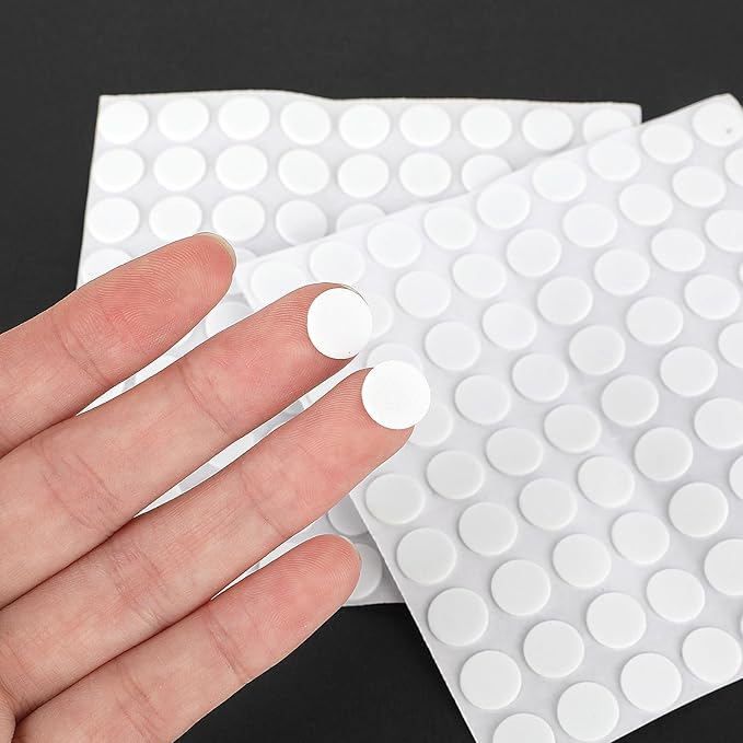 261 Pcs Mini Foam Felt Pads, Self Stick Pads Furniture Felt Pads Round 3/8 Inches Diameter Self Adhesive Felt Pads for Cabinet Doors Furniture Desks Drawers Floor | Furniture Pads - TrueDesk