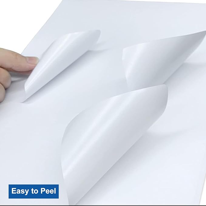 3 1/3" x 4" Printable Label White 500 Sheets, Sticker Label Paper for Laser and Inkjet Printers Compatible 5164 8164 Shipping Address Labels | Laser Inkjet Printer Labels - TrueDesk