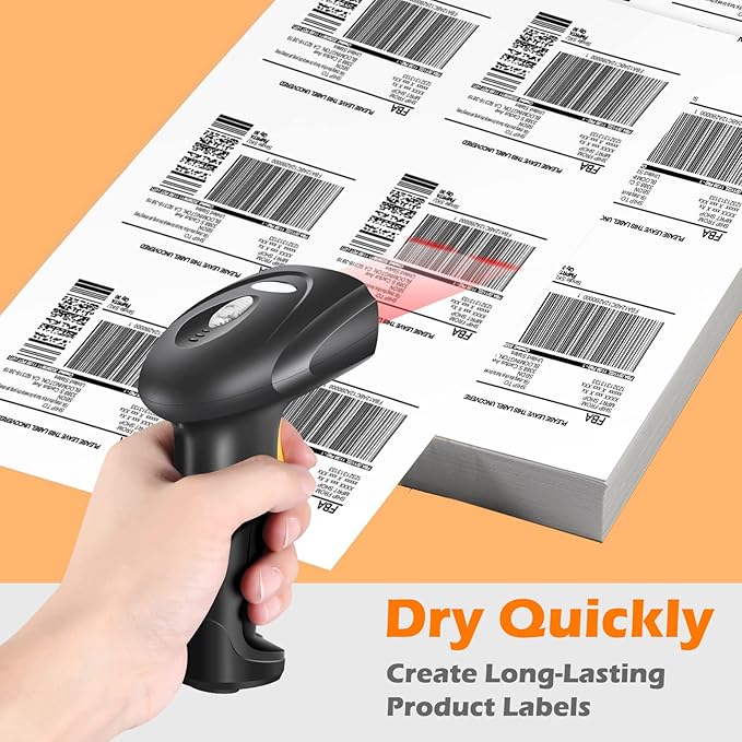 3 - 1/3" x 4" Shipping Address Labels 300 Label Stickers Paper for Laser/Inkjet Printer 6 per Page Printable Mailing Labels, FBA Box Labels - Matte, 50 Sheets | Laser Inkjet Printer Labels - TrueDesk