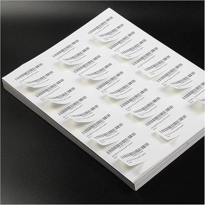 30 UP Labels 1" x2 - 5/8 Mailing Shipping Address FBA Label for Laser/Inkjet Printers, White Blank Sticker Name Tags, Printable Address Label (4000 Sheets, 120,000 Labels) | Laser Inkjet Printer Labels - TrueDesk