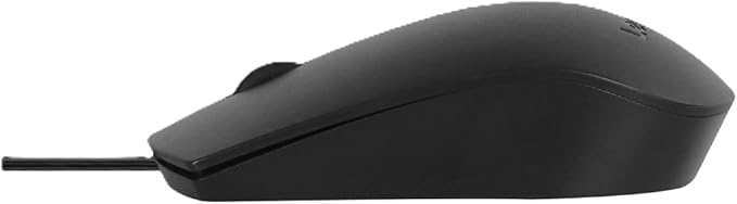 Lenovo USB-C Wired Mouse, Full Size Optical, Ambidextrous Design, Black, Ergonomic Shape, Precision Optical Sensor, Plug-and-Play for Right and Left-Handed Users, Durable Performance Gaming PC