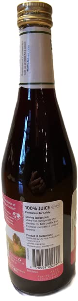 Biotta Organic Apple Beet Ginger Juice - Superfood Blend with Organic Beetroot Juice, Apple, and Ginger Root (16.9 Fl Oz, Pk of 6)