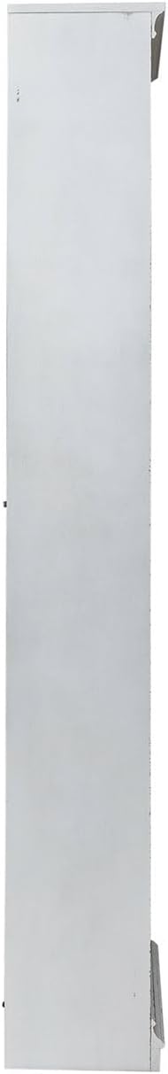 Liberty Furniture Magnolia Manor 84 Inch Bookcase for Living Room Office Storage - Antique White & Weathered Bark