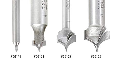 Amana Tool - 56126 Carbide Tipped Pt. Cutting Roundover 3/16 Radius x 3/8 Dia x 19/64 x