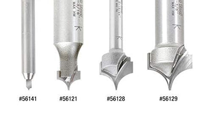 Amana Tool - 56126 Carbide Tipped Pt. Cutting Roundover 3/16 Radius x 3/8 Dia x 19/64 x