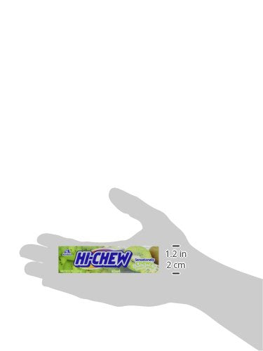Hi-Chew Sensationally Chewy Japanese Fruit Candy, Kiwi, 1.76 Ounce (Pack of 10)