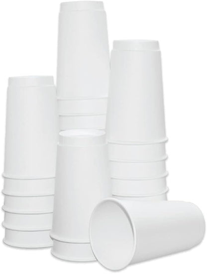 Insulated Paper Cups for Coffee & Tea Made in USA | Recyclable Double Wall Disposable To-Go Cups for Hot Beverages | Sturdy, Food Safe, and Eco-Friendly Hot Cups (16 oz, 200 Count)