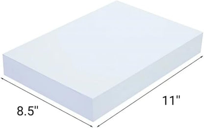 Multipurpose Copy Paper, 8.5 x 11 Inch, 92 Bright White, 10 Reams, 5000 Sheets Total, Premium Quality for Home Office School- PRODUCT OF USA