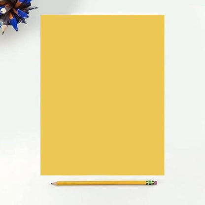 Colored Copy Paper, 20 LB (75 GSM) 8.5 X 11, 500 Sheets (Gold)