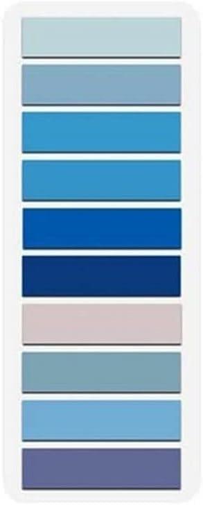 200 Pcs Sticky Index Tabs, Page Markers Notes Tabs Writable and Repositionable Book Flags Tabs Strip Index Tabs for Page Marking Classify File Self-Stick Notes (Blue)